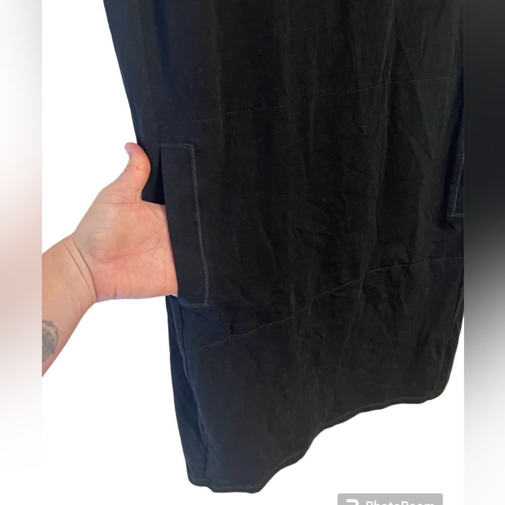 Eileen Fisher Sleeveless Hooded Dress Size Medium - Picture 6 of 7